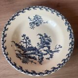 Deep plate in Gien porcelain, Chardon model