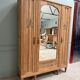 Large Art Deco oak wardrobe (renovated)
