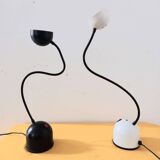 Pair of italian table lamps 80s
