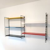 Tomado wall unit with metal shelves by Dekker – Tomado