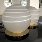 Brass and Murano Glass Table Lamp, Angelo Brotto for Esperia 1970