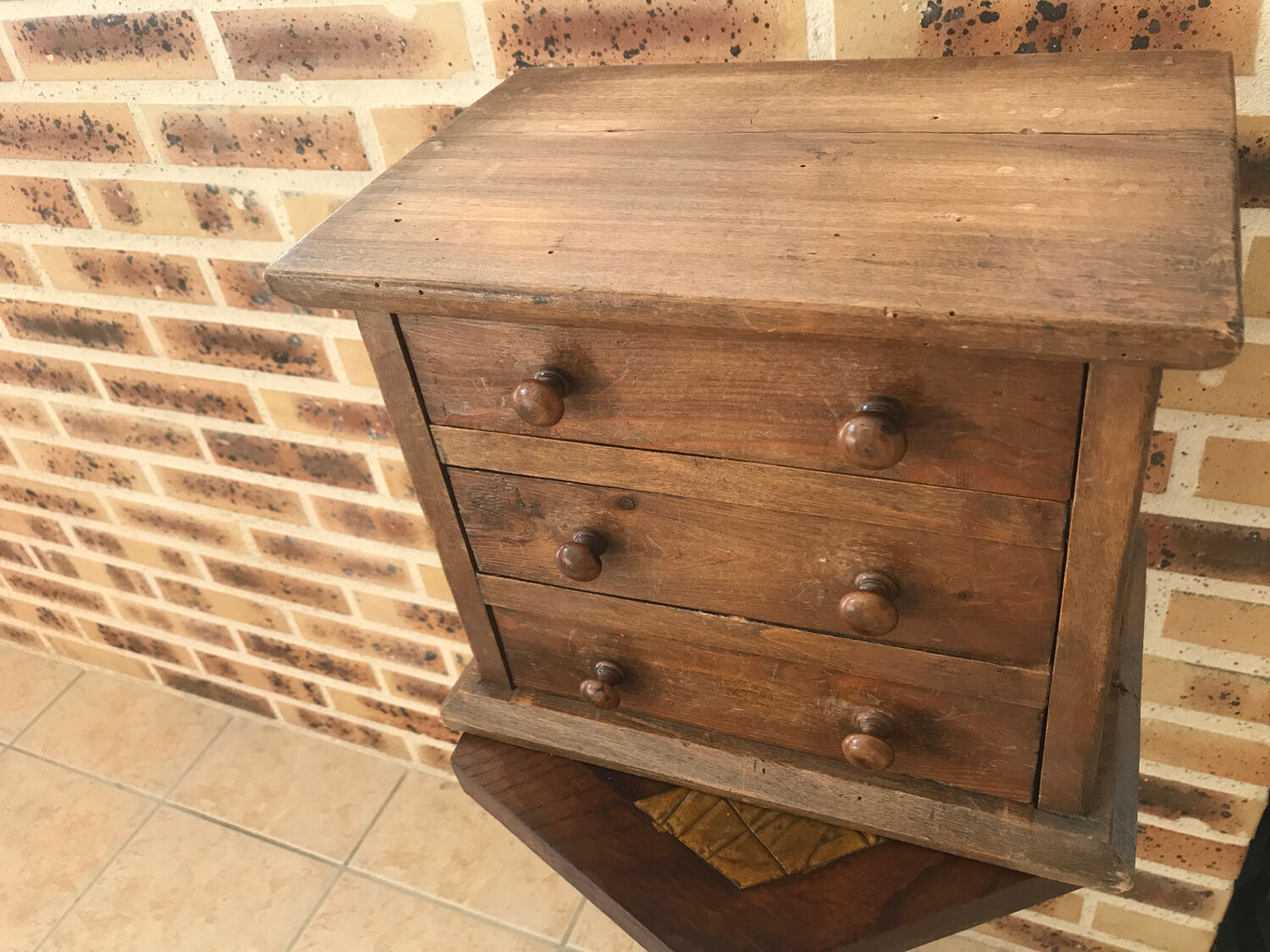 Old small jewelry chest of drawers