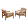 Paire de fauteuils, 1960s