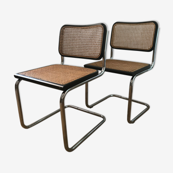 Paire de chaises Cesca B32 de Marcel Breuer