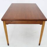 Table à manger extensible en teck danois des années 1960