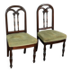 Pair of Mahogany Chairs, Restoration Period – 1st part of the 19th century