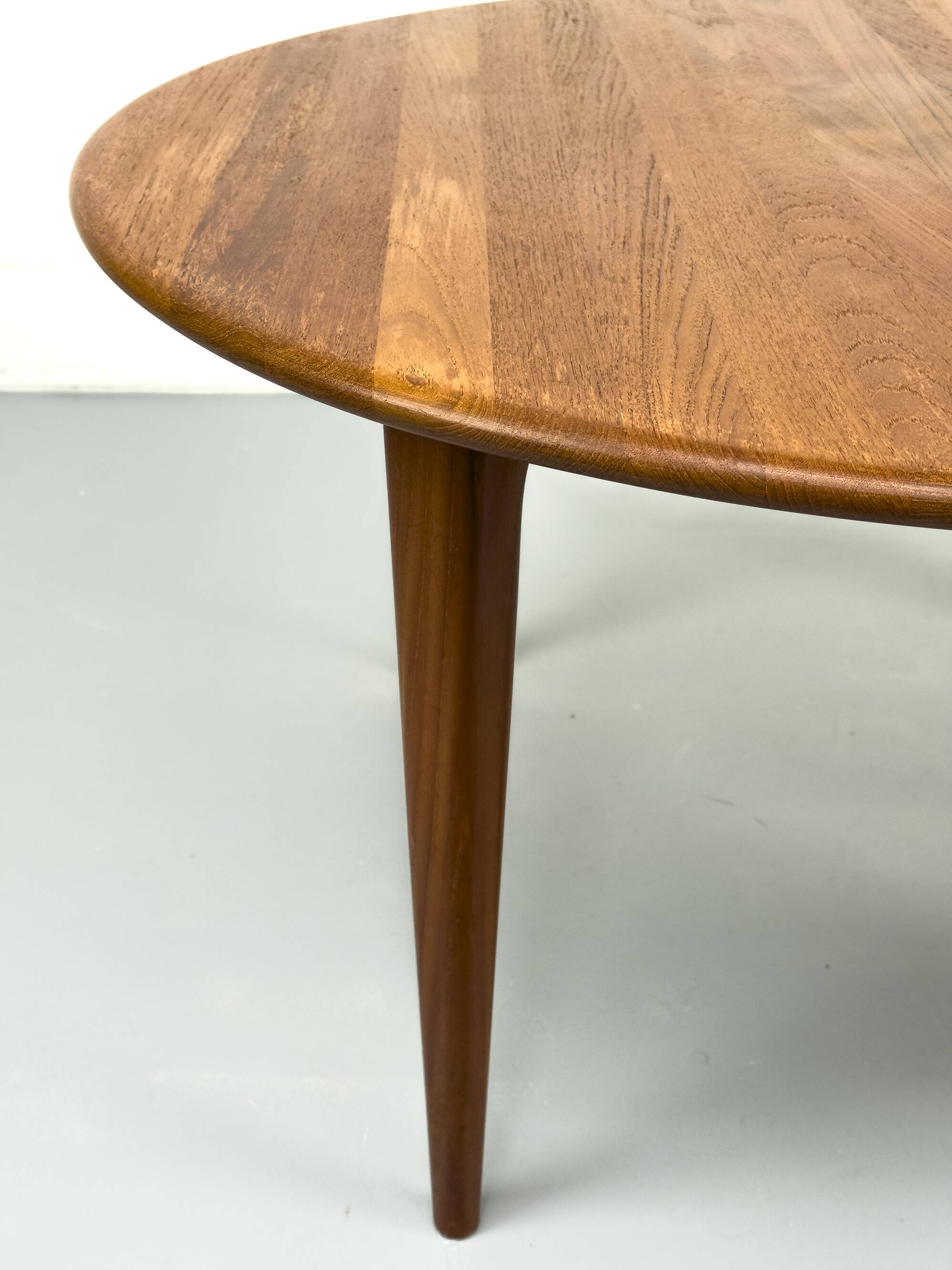 Circular Teak Coffee Table from Mikael Laursen, 1960s