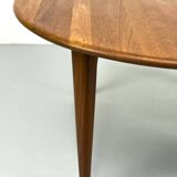 Circular Teak Coffee Table from Mikael Laursen, 1960s