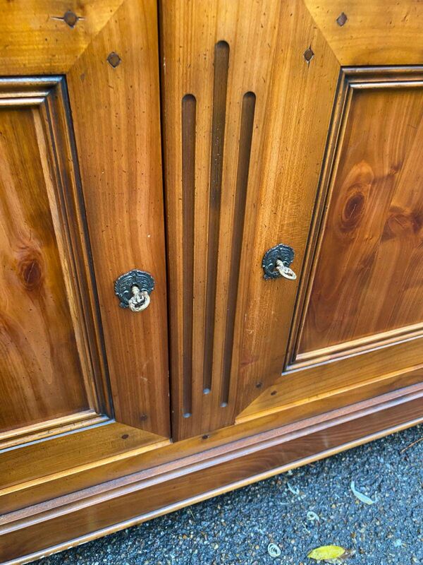 Buffet en bois massif du 19ème siècle Louis Philippe 176cm