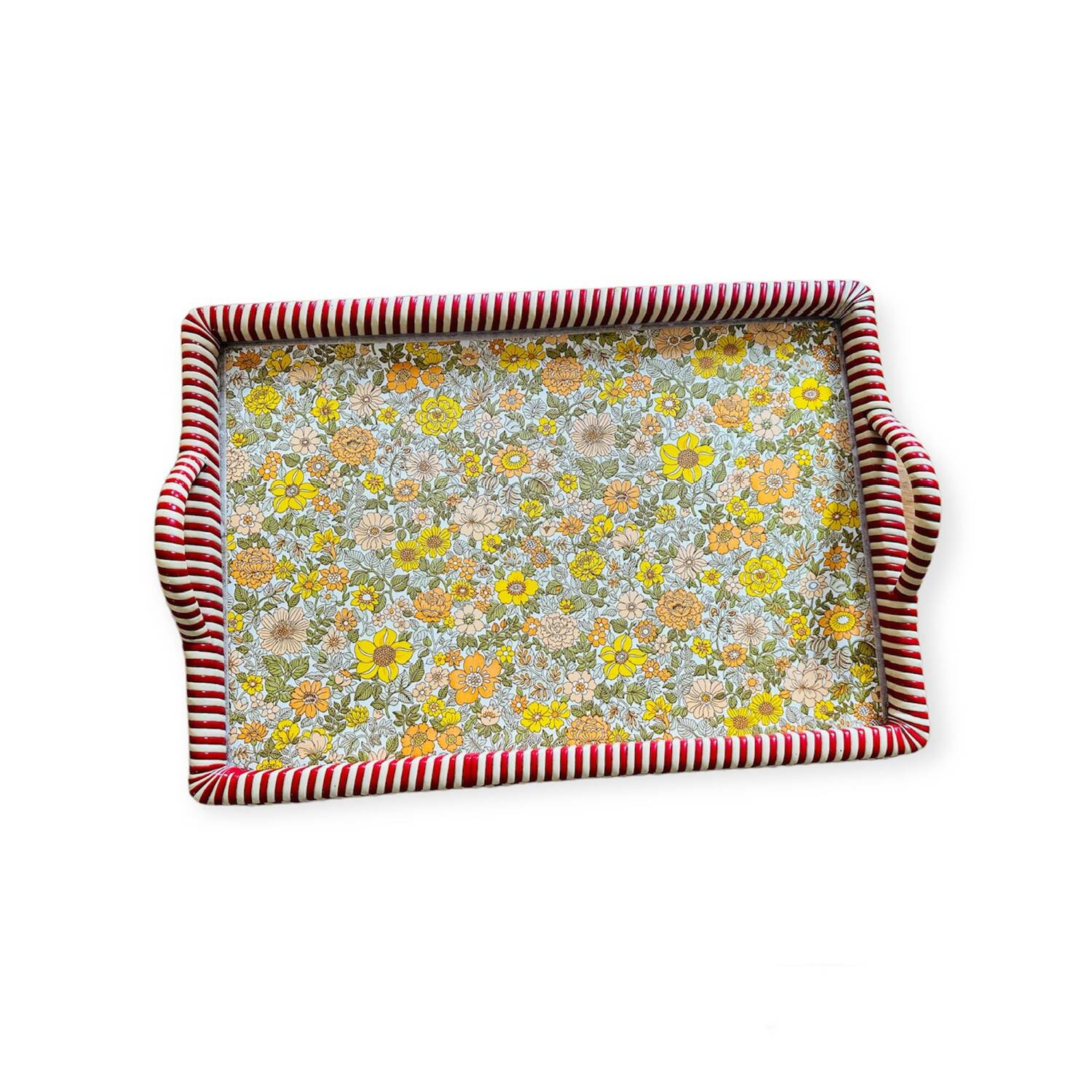 Vintage scoubidou tray