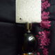 Vintage bedside lamp in Perspex, granite resin 1950