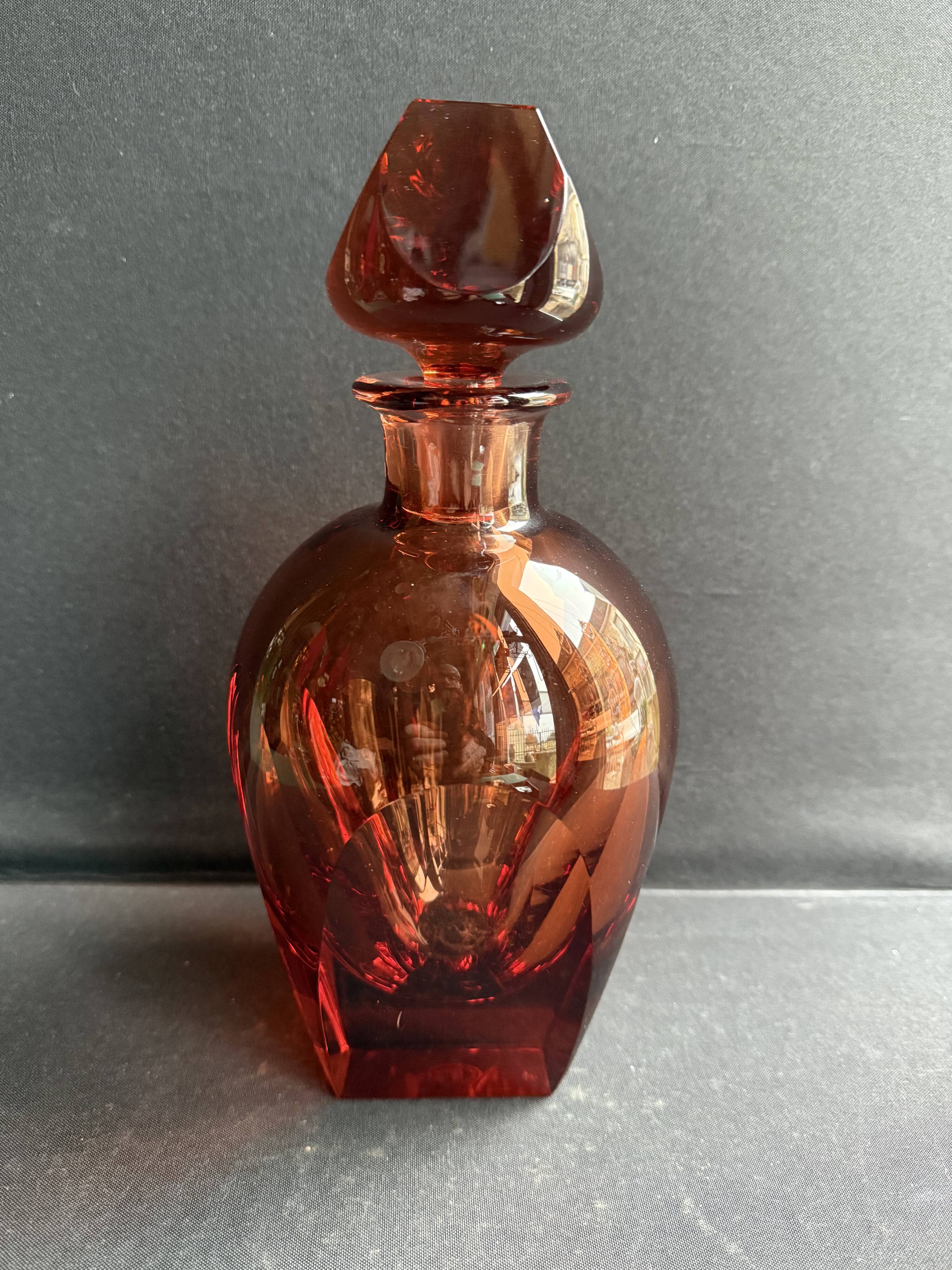 Whiskey or Bourbon Decanter – Moser Luxury Crystal – Rudolph Eschler