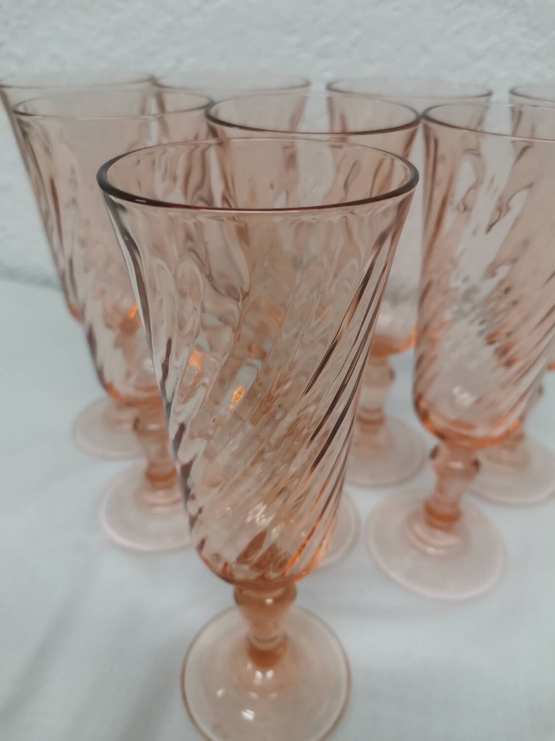 Rosaline champagne flutes