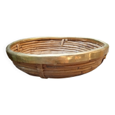 Gabriella Crespi brass wicker basket from the 1960s.