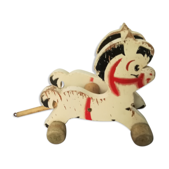 Wooden horse harness