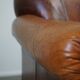 Beautiful sheep leather armchair with fixed cushion and stunning colors
