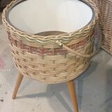 Rattan worker or basket