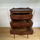 Antique marquetry bedside table – Louis XV style – 3 drawers