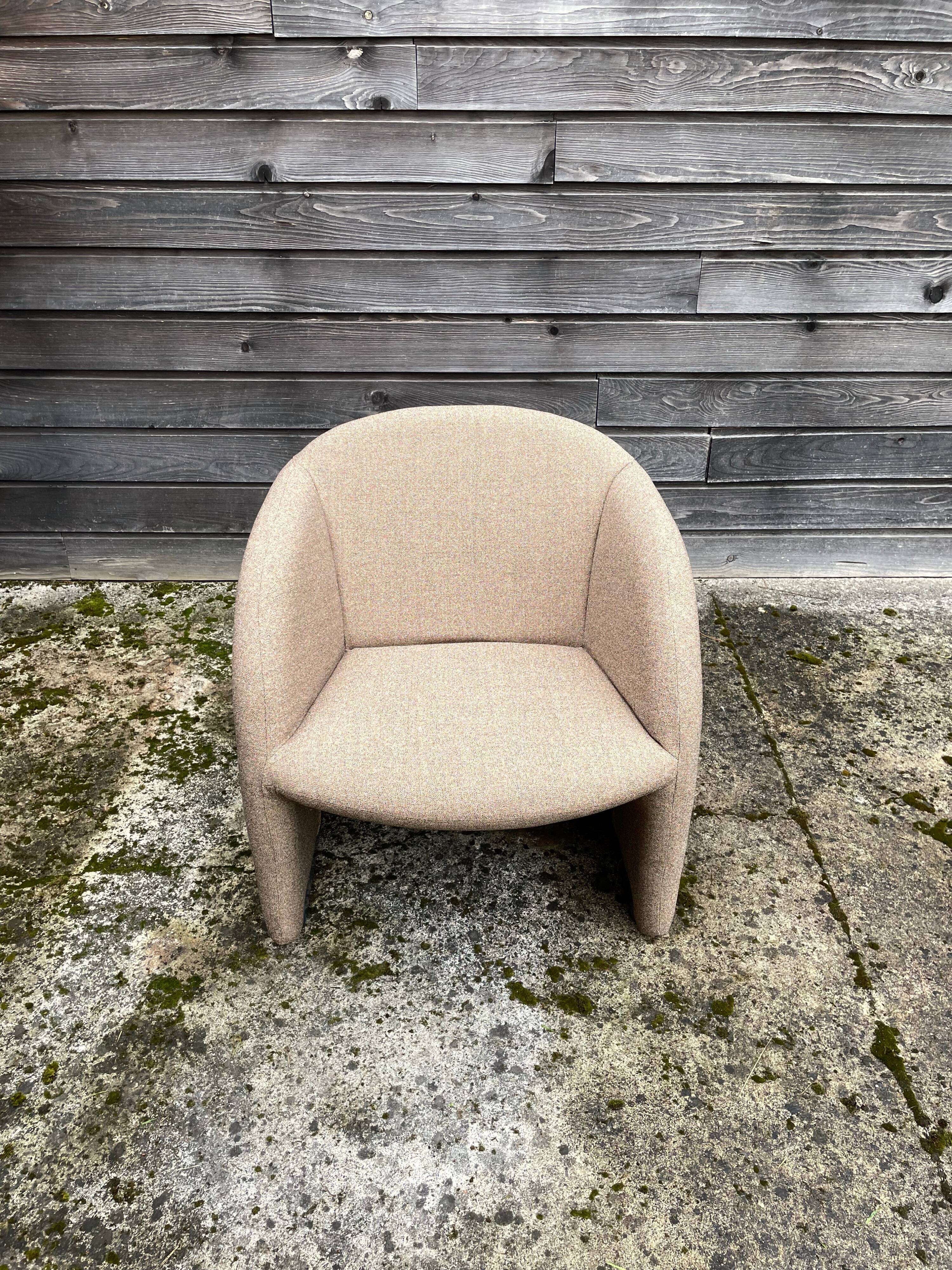 “Ben” armchair by Pierre Paulin for Artifort with LVMH fabric