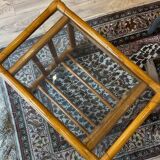Vintage rattan coffee table