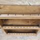 Burmese teak wall shelf