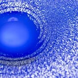 Glass bowl with gold foil, František Vízner, 1976, Czechoslovakia