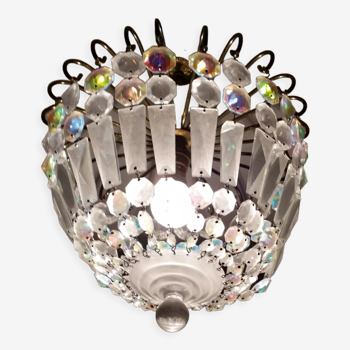 Crystal tassel chandelier