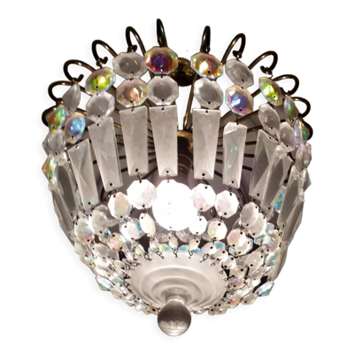 Lustre pampilles cristal