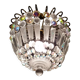 Crystal tassel chandelier