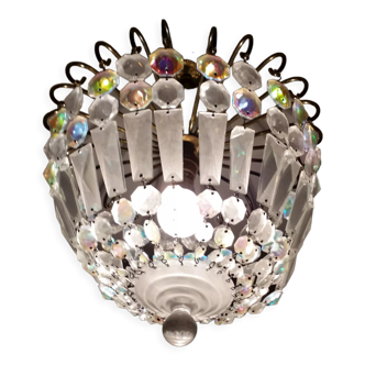 Lustre pampilles cristal