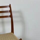 4 chairs model 78 by Nils O. Moller 1960