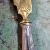Art deco dessert service in stuffed silver