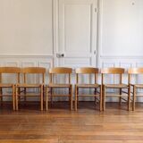 Ensemble de 6 chaises « J39 » de Børge Mogensen pour FDB Møbler, 1947