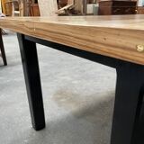 Restored oak farmhouse table of 3 meters