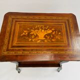 Side table with Napoleon III marquetry