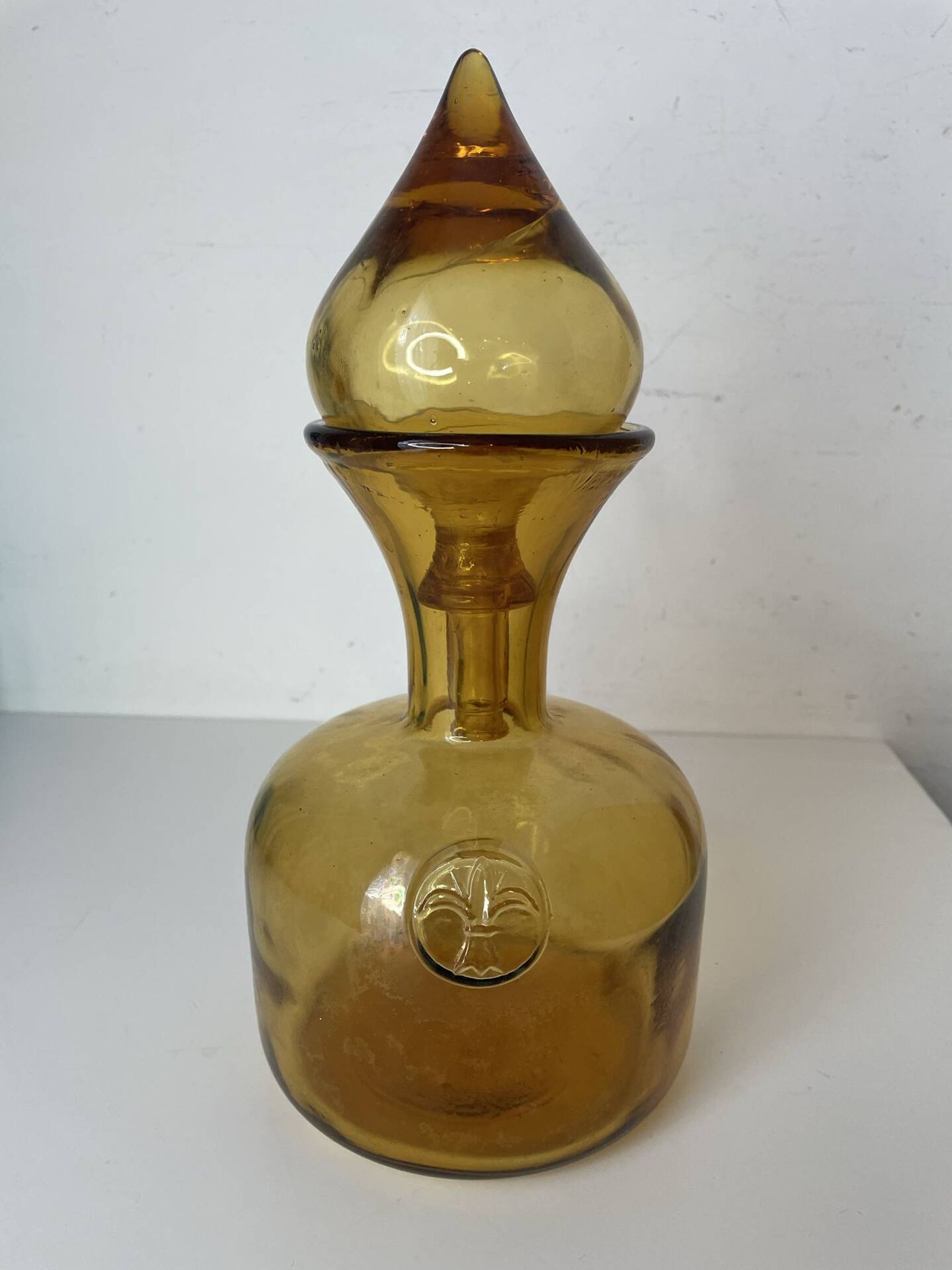 Italian carafe Empoli Fleur de Lys