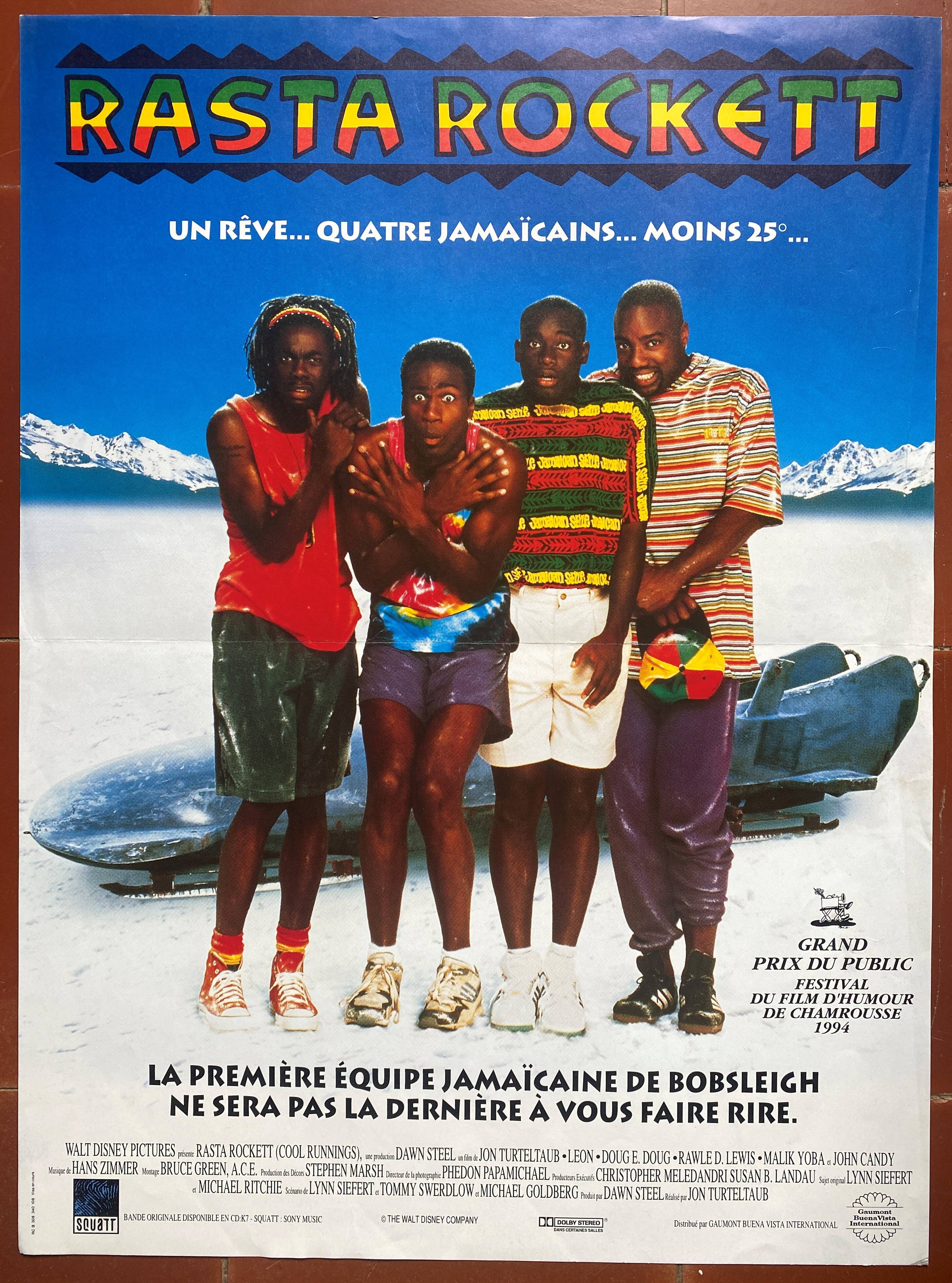 Affiche de cinéma Rasta Rockett 1994