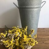 Zinc pot, florist vase