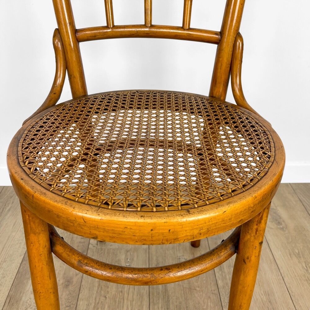 Pair of chairs bistro tanned Mundus Ungvar Ungarn 1900