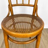 Paire de chaises bistrot cannées Mundus Ungvar Ungarn 1900
