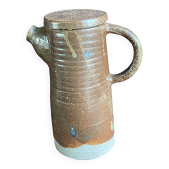 Grand pote cafetière grès ancien