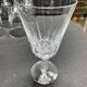 6 glasses on foot with water or wine