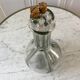 Liquor decanter with molded glass compartments early XXth