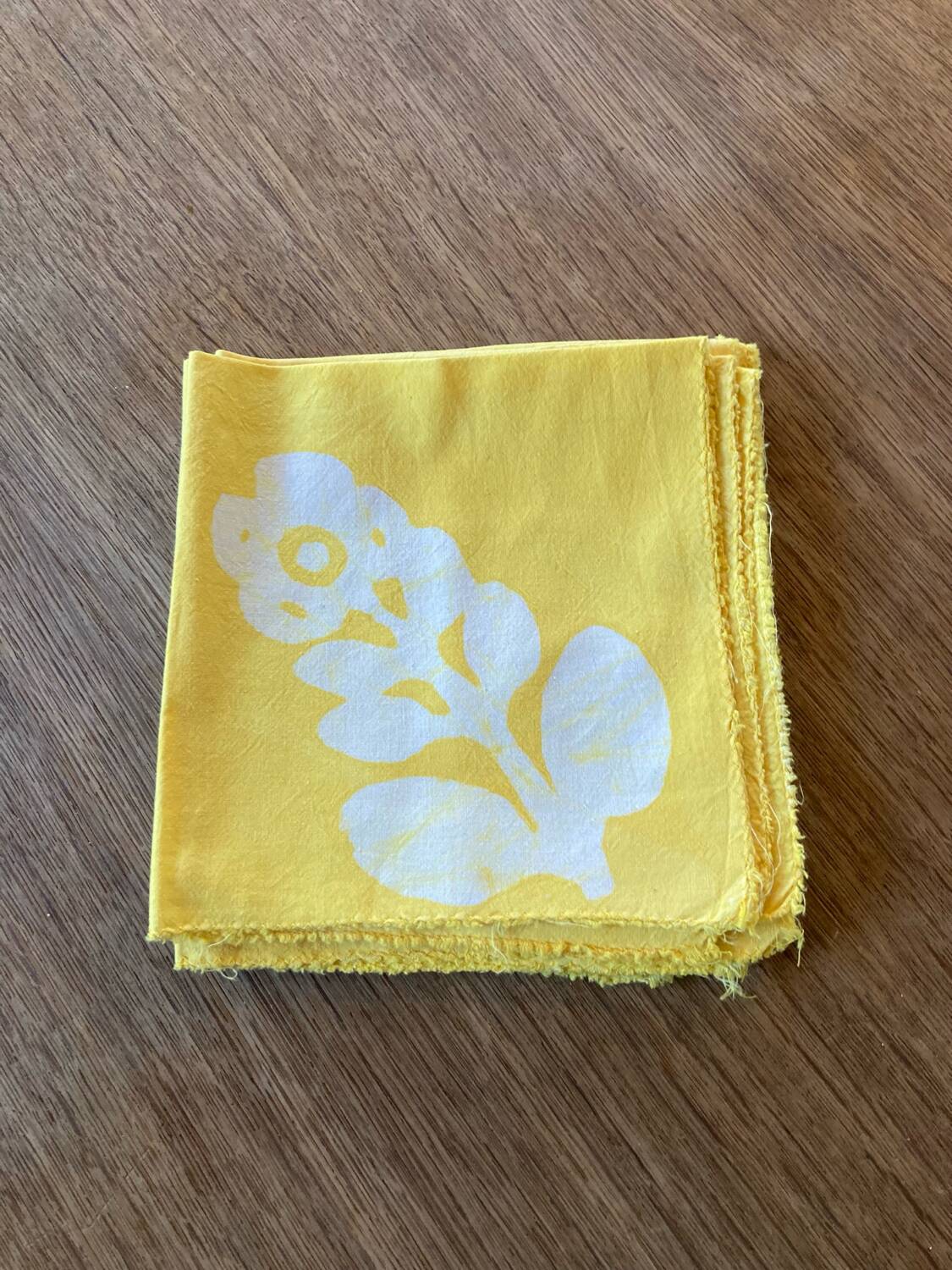 Yellow napkin