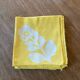 Yellow napkin