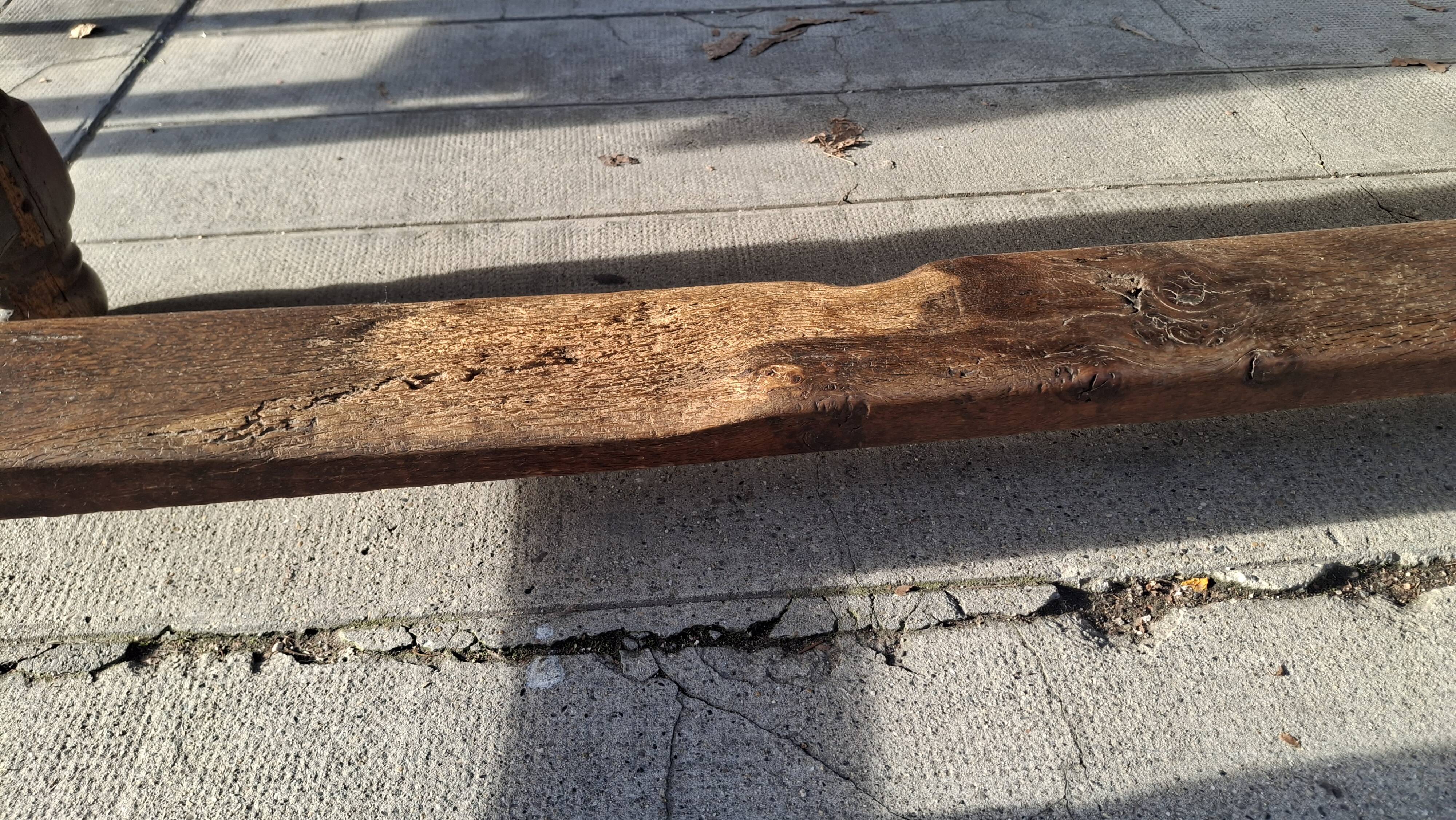 Large oak farmhouse table