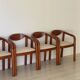 4 chaises Rainer Daumillier 1970