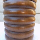 turned wooden box