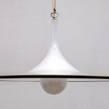 Mid-Century Modern Italian Chandelier Hat Murano Glass, 1970