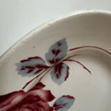 Badonviller oval serving platter, Monique roses pattern